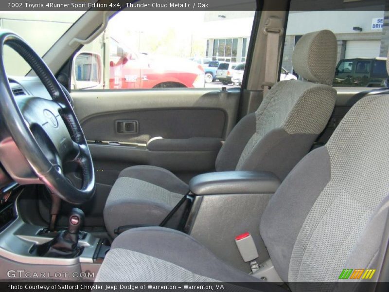 Thunder Cloud Metallic / Oak 2002 Toyota 4Runner Sport Edition 4x4