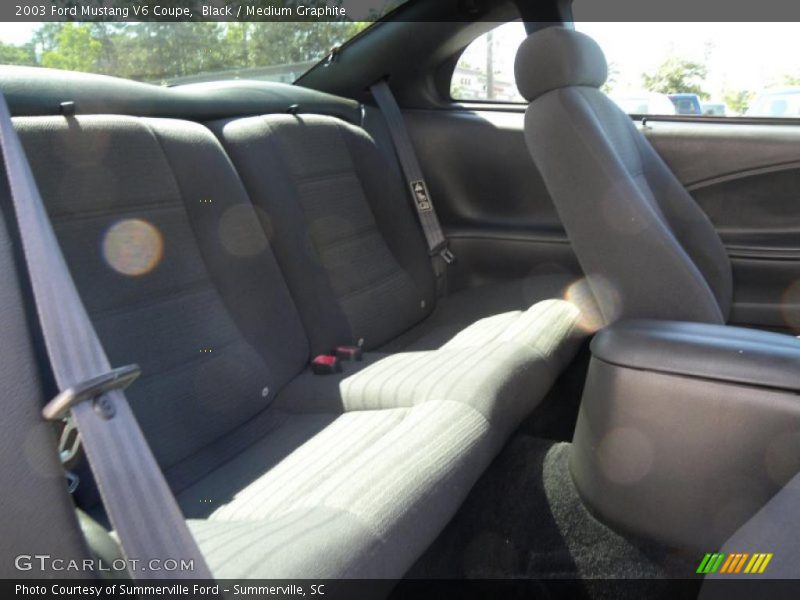 Black / Medium Graphite 2003 Ford Mustang V6 Coupe