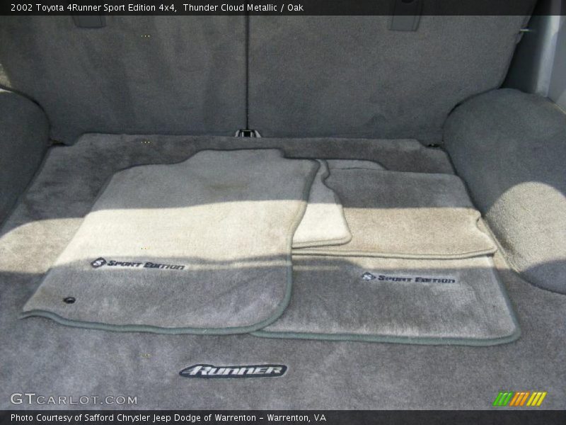 Thunder Cloud Metallic / Oak 2002 Toyota 4Runner Sport Edition 4x4