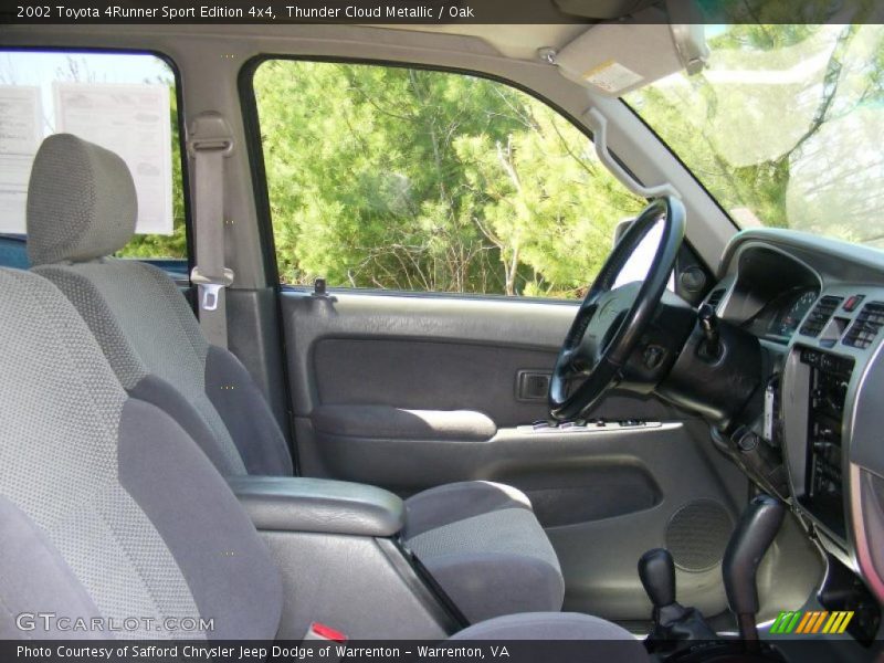 Thunder Cloud Metallic / Oak 2002 Toyota 4Runner Sport Edition 4x4