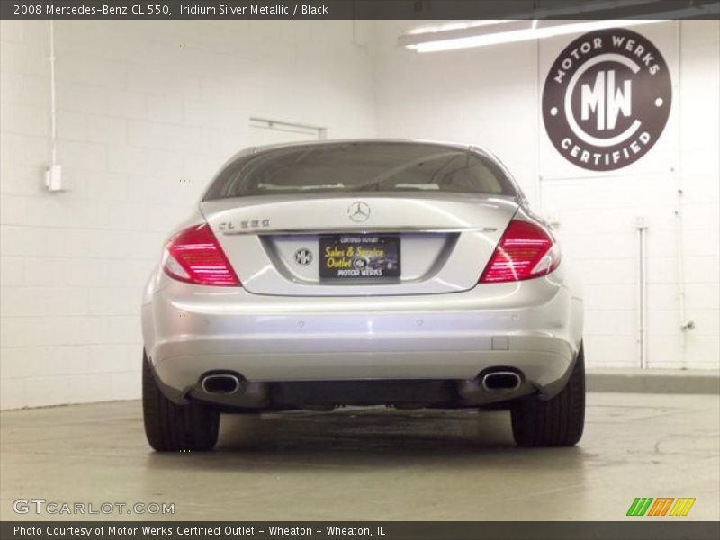 Iridium Silver Metallic / Black 2008 Mercedes-Benz CL 550