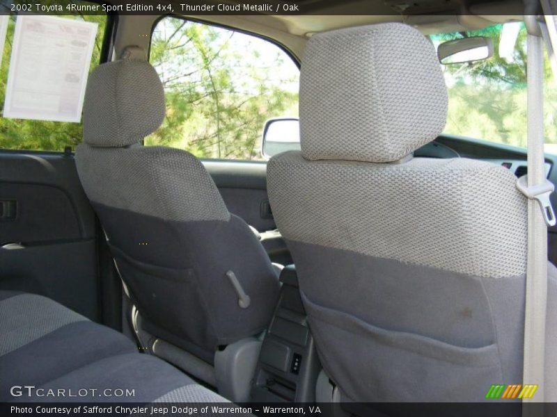 Thunder Cloud Metallic / Oak 2002 Toyota 4Runner Sport Edition 4x4