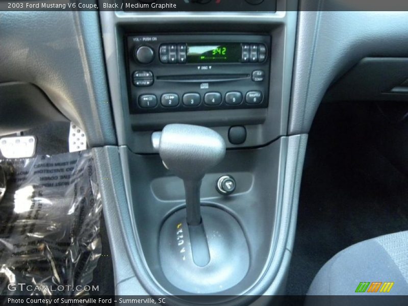 Black / Medium Graphite 2003 Ford Mustang V6 Coupe