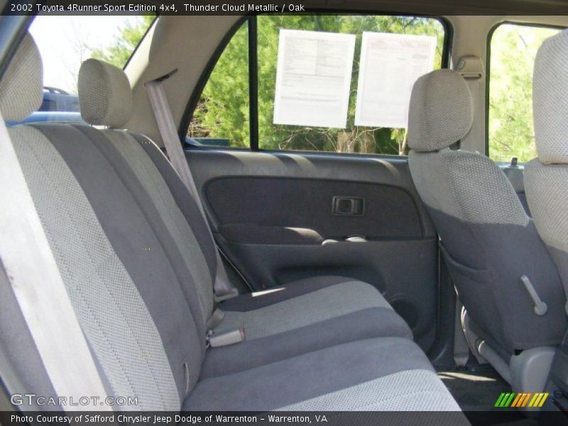 Thunder Cloud Metallic / Oak 2002 Toyota 4Runner Sport Edition 4x4