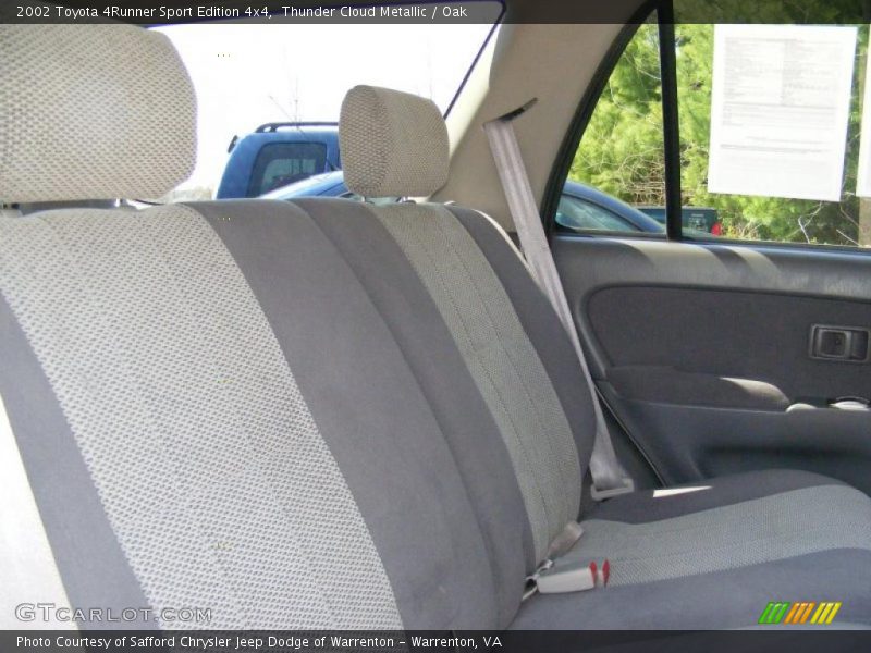 Thunder Cloud Metallic / Oak 2002 Toyota 4Runner Sport Edition 4x4