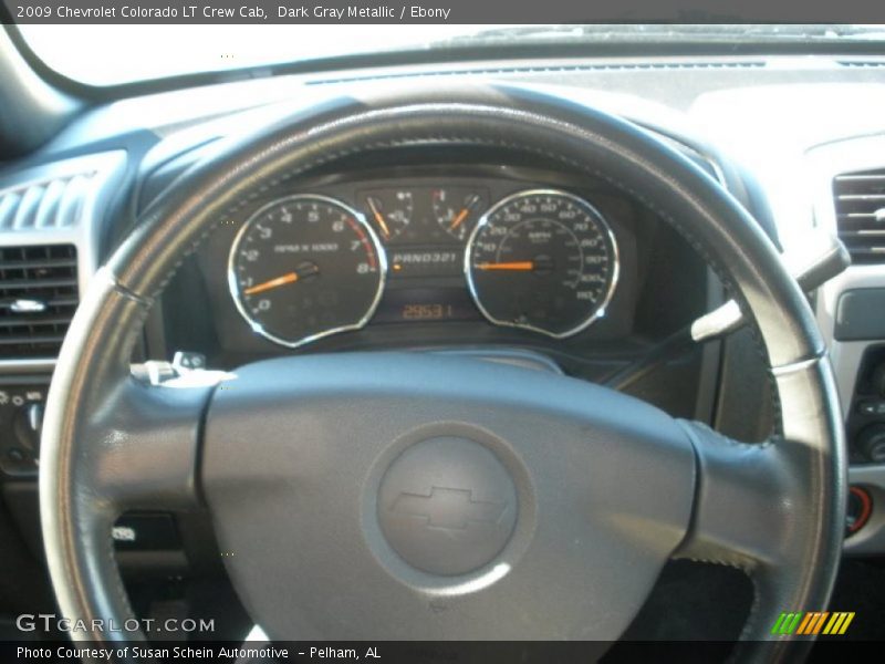 Dark Gray Metallic / Ebony 2009 Chevrolet Colorado LT Crew Cab