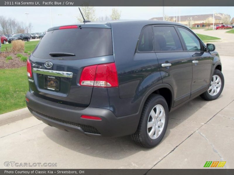 Pacific Blue / Gray 2011 Kia Sorento LX
