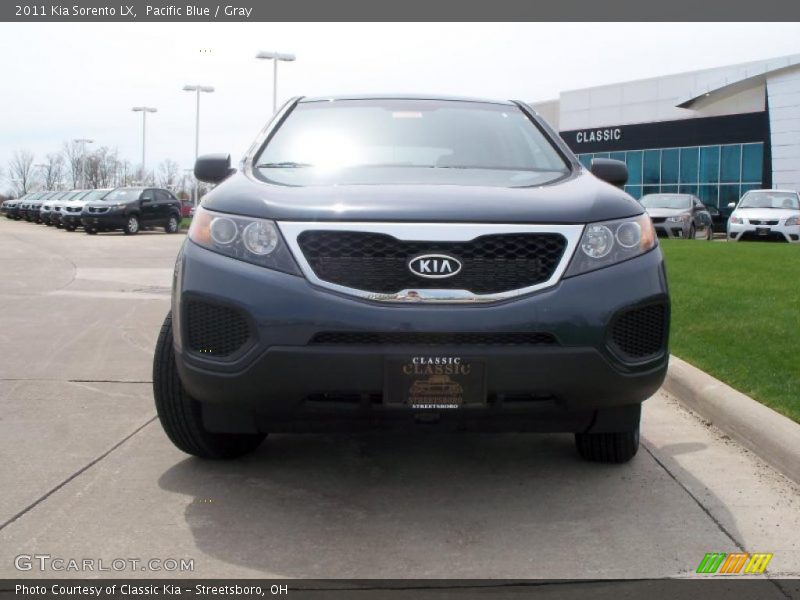 Pacific Blue / Gray 2011 Kia Sorento LX