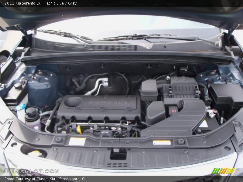 Pacific Blue / Gray 2011 Kia Sorento LX