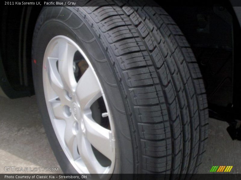 Pacific Blue / Gray 2011 Kia Sorento LX