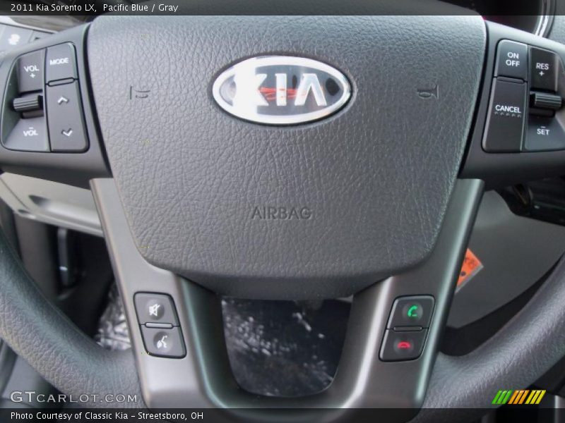 Pacific Blue / Gray 2011 Kia Sorento LX