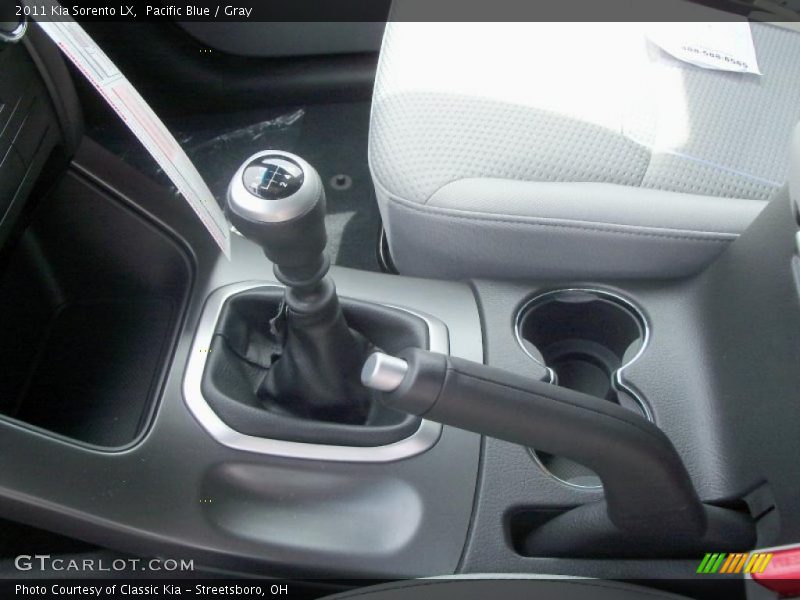 Pacific Blue / Gray 2011 Kia Sorento LX