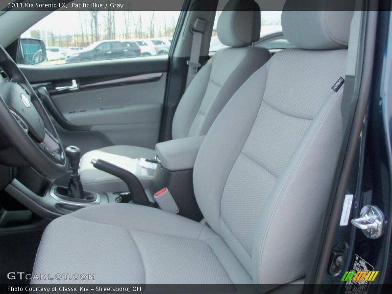 Pacific Blue / Gray 2011 Kia Sorento LX