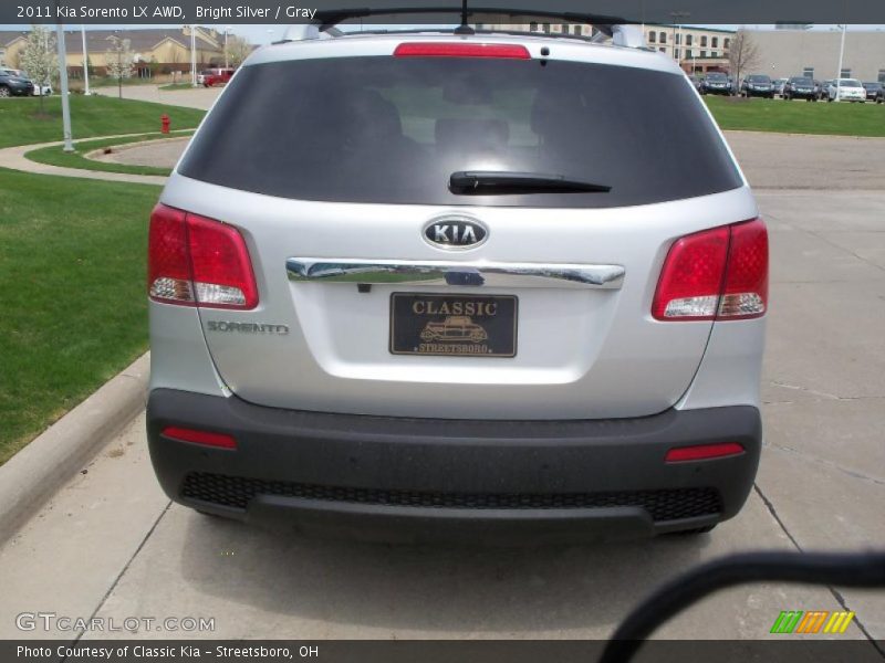 Bright Silver / Gray 2011 Kia Sorento LX AWD