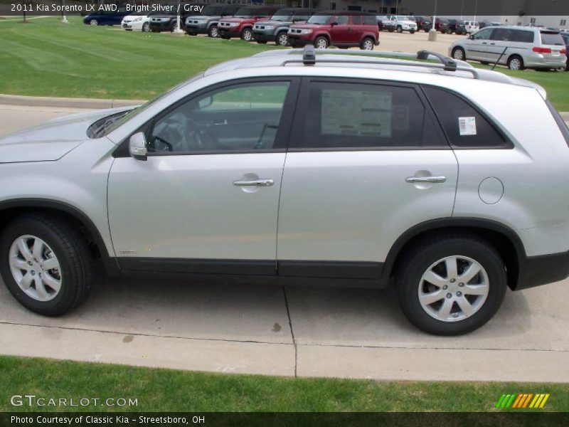 Bright Silver / Gray 2011 Kia Sorento LX AWD