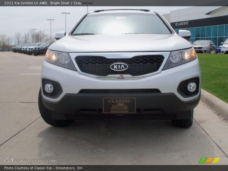 Bright Silver / Gray 2011 Kia Sorento LX AWD