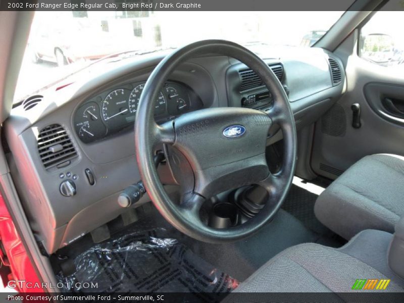  2002 Ranger Edge Regular Cab Dark Graphite Interior