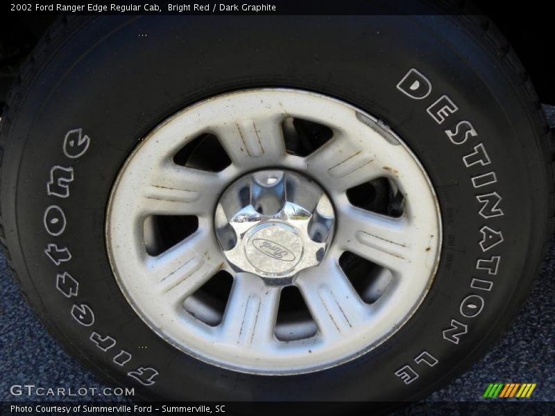 Bright Red / Dark Graphite 2002 Ford Ranger Edge Regular Cab