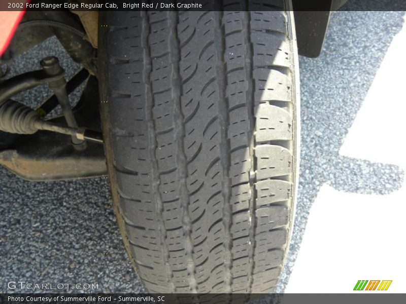 Bright Red / Dark Graphite 2002 Ford Ranger Edge Regular Cab