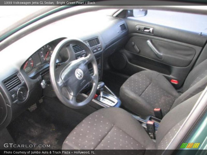  1999 Jetta GL Sedan Black Interior