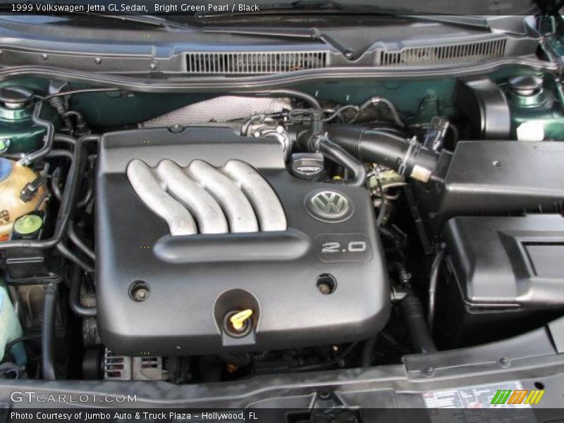  1999 Jetta GL Sedan Engine - 2.0 Liter SOHC 8-Valve 4 Cylinder