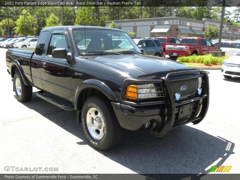 Black Clearcoat / Medium Prairie Tan 2001 Ford Ranger Edge SuperCab 4x4