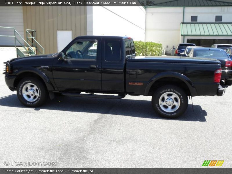 Black Clearcoat / Medium Prairie Tan 2001 Ford Ranger Edge SuperCab 4x4