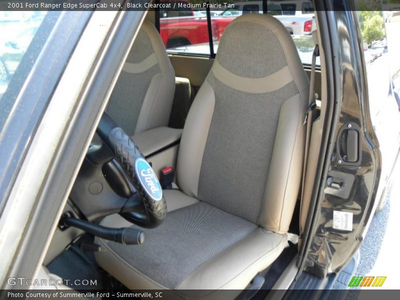 Black Clearcoat / Medium Prairie Tan 2001 Ford Ranger Edge SuperCab 4x4