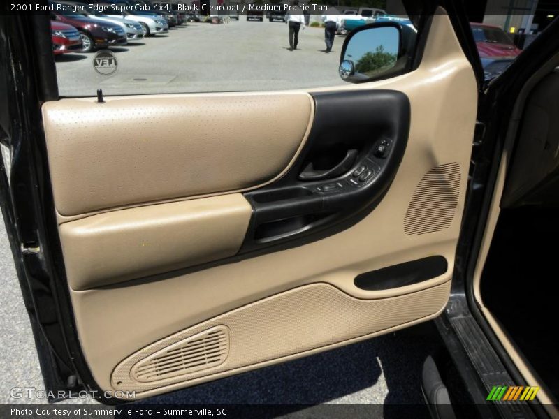 Black Clearcoat / Medium Prairie Tan 2001 Ford Ranger Edge SuperCab 4x4