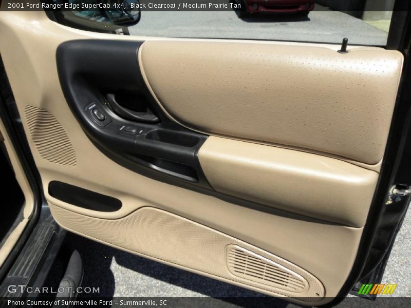 Black Clearcoat / Medium Prairie Tan 2001 Ford Ranger Edge SuperCab 4x4