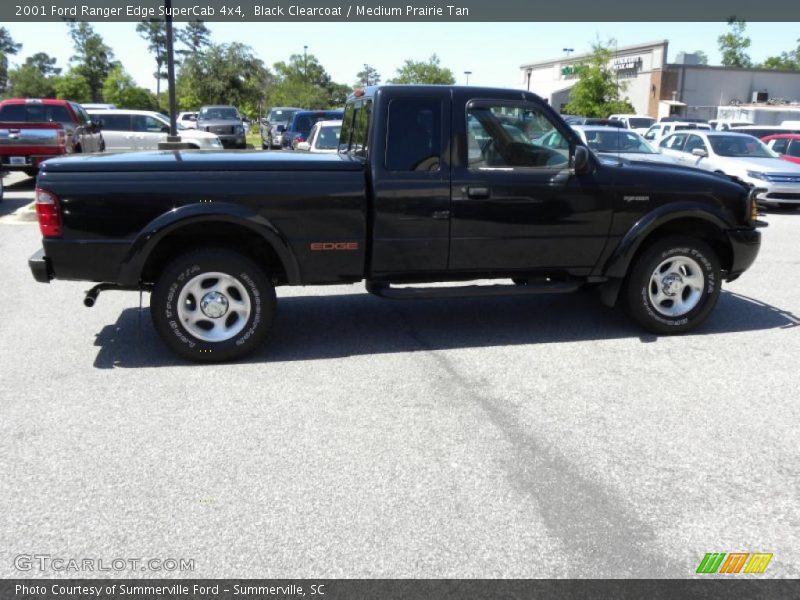Black Clearcoat / Medium Prairie Tan 2001 Ford Ranger Edge SuperCab 4x4