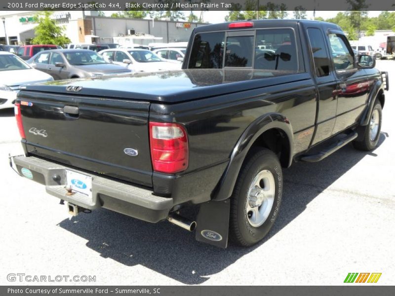 Black Clearcoat / Medium Prairie Tan 2001 Ford Ranger Edge SuperCab 4x4
