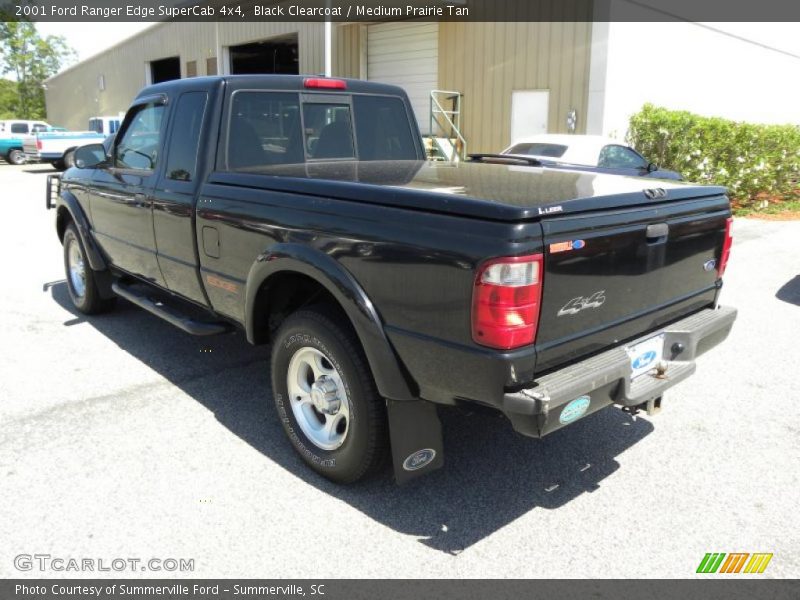 Black Clearcoat / Medium Prairie Tan 2001 Ford Ranger Edge SuperCab 4x4