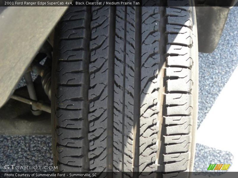 Black Clearcoat / Medium Prairie Tan 2001 Ford Ranger Edge SuperCab 4x4