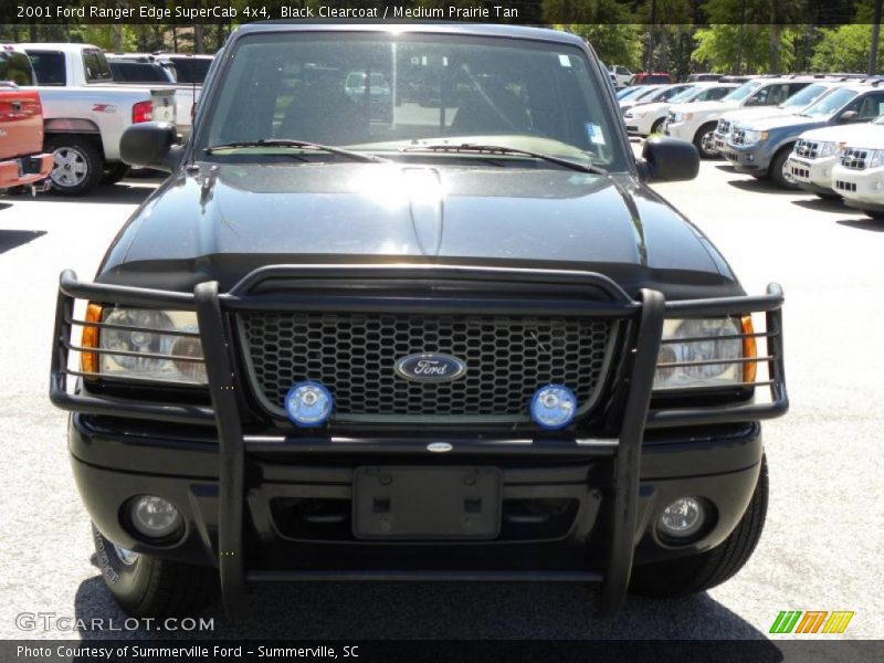 Black Clearcoat / Medium Prairie Tan 2001 Ford Ranger Edge SuperCab 4x4