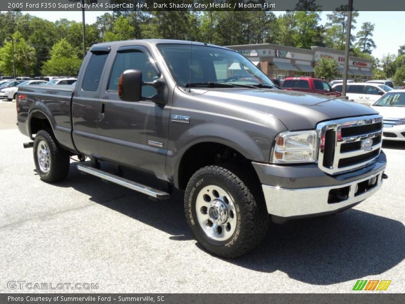 Dark Shadow Grey Metallic / Medium Flint 2005 Ford F350 Super Duty FX4 SuperCab 4x4