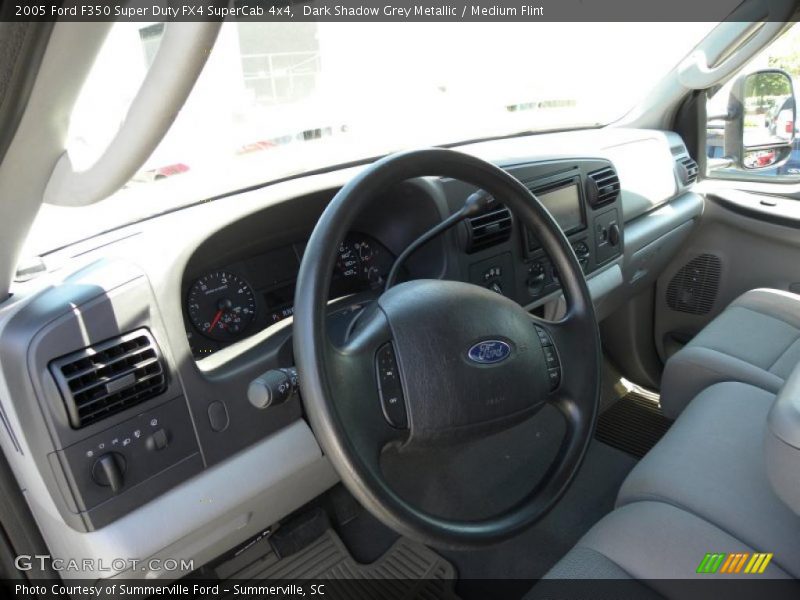 Dark Shadow Grey Metallic / Medium Flint 2005 Ford F350 Super Duty FX4 SuperCab 4x4