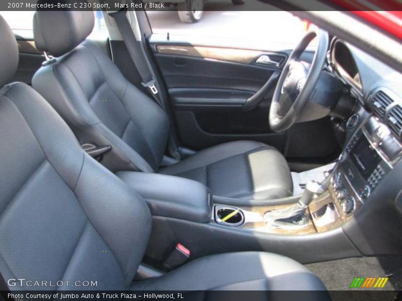 Mars Red / Black 2007 Mercedes-Benz C 230 Sport