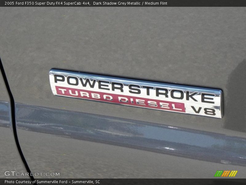 Dark Shadow Grey Metallic / Medium Flint 2005 Ford F350 Super Duty FX4 SuperCab 4x4