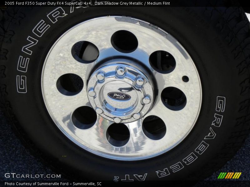 Dark Shadow Grey Metallic / Medium Flint 2005 Ford F350 Super Duty FX4 SuperCab 4x4