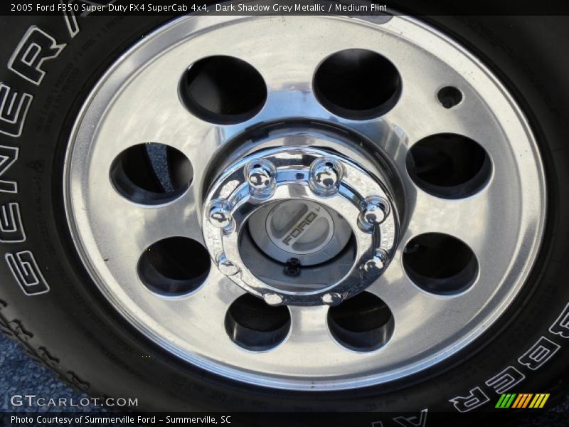 Dark Shadow Grey Metallic / Medium Flint 2005 Ford F350 Super Duty FX4 SuperCab 4x4