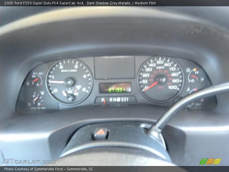 Dark Shadow Grey Metallic / Medium Flint 2005 Ford F350 Super Duty FX4 SuperCab 4x4
