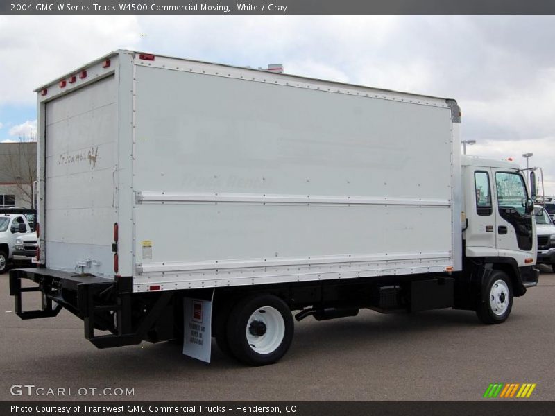 White / Gray 2004 GMC W Series Truck W4500 Commercial Moving
