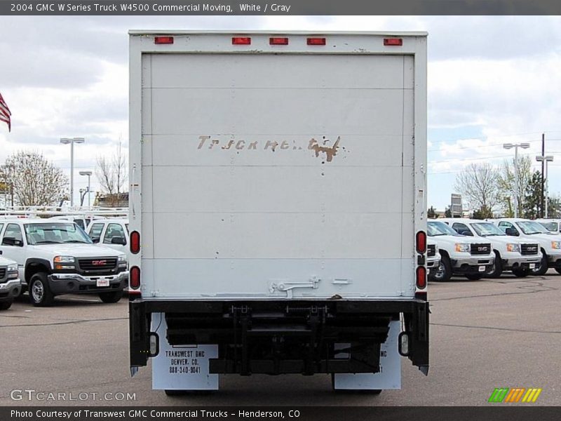 White / Gray 2004 GMC W Series Truck W4500 Commercial Moving