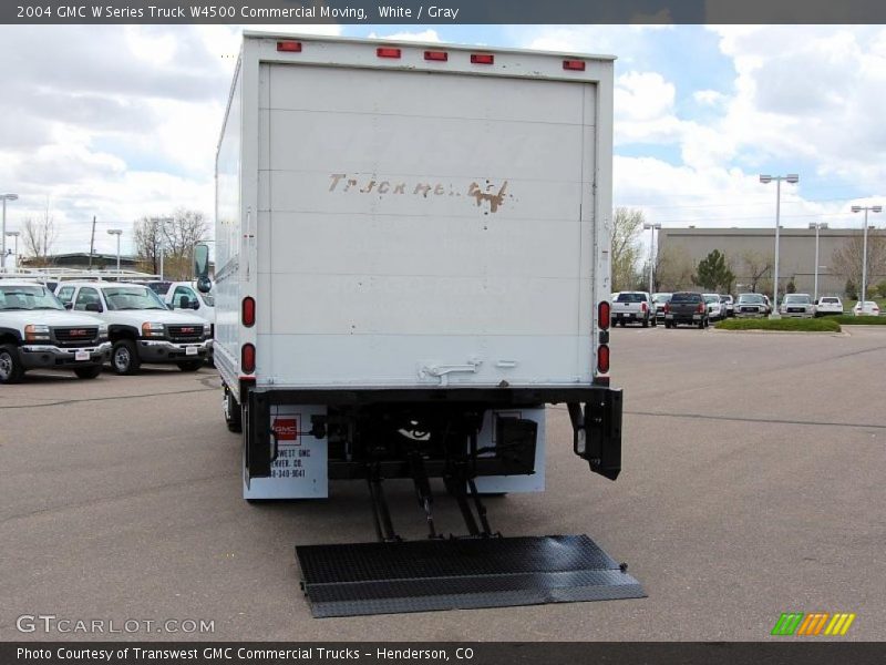 White / Gray 2004 GMC W Series Truck W4500 Commercial Moving