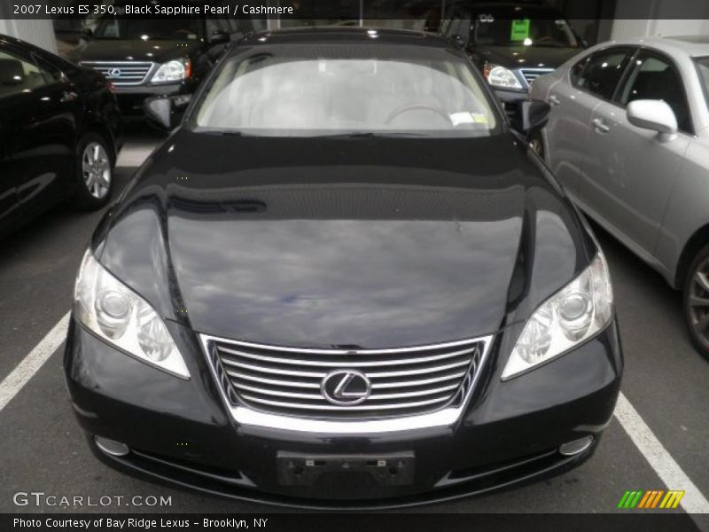 Black Sapphire Pearl / Cashmere 2007 Lexus ES 350