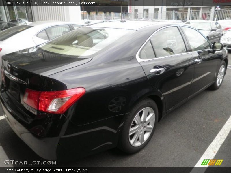 Black Sapphire Pearl / Cashmere 2007 Lexus ES 350