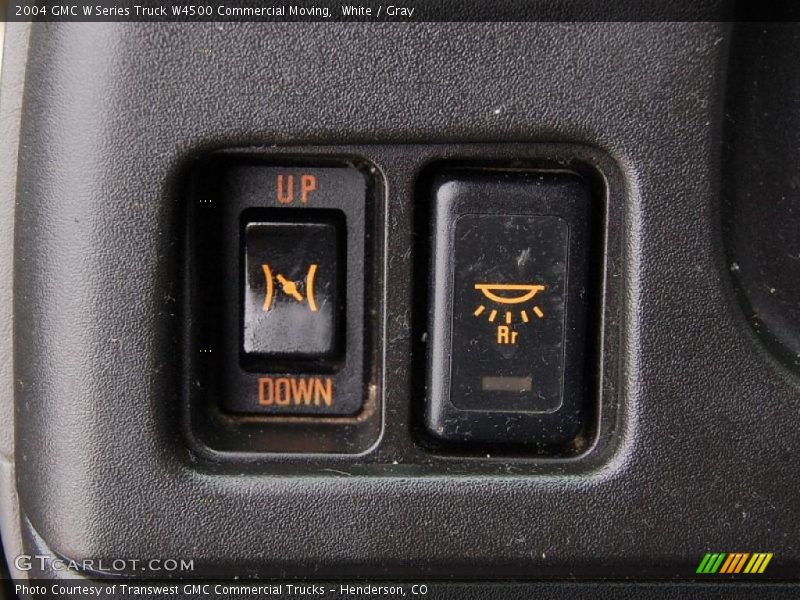 White / Gray 2004 GMC W Series Truck W4500 Commercial Moving