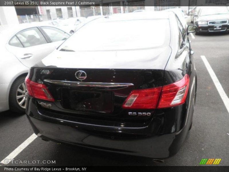 Black Sapphire Pearl / Cashmere 2007 Lexus ES 350