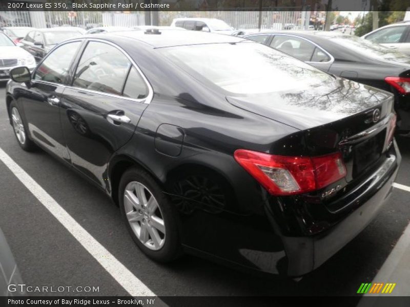 Black Sapphire Pearl / Cashmere 2007 Lexus ES 350